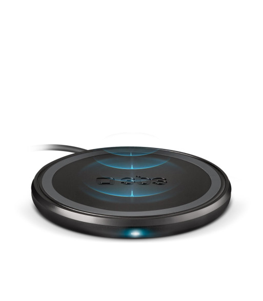 SBS 10W trådløs opladerplade. Sort SBS 10W trådløs opladerplade. Sort