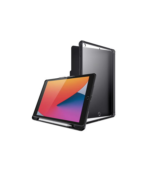 ITSKINS HYBRID SOLID FOLIO cover til iPad 10,2" 2021 (8. og 7. gen.)®. Sort ITSKINS HYBRID SOLID FOLIO cover til iPad 10,2" 2021 (8. og 7. gen.)®. Sort