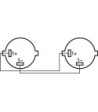 Speakon højtt.kabel 2m - MSCA-502/SW Monacor