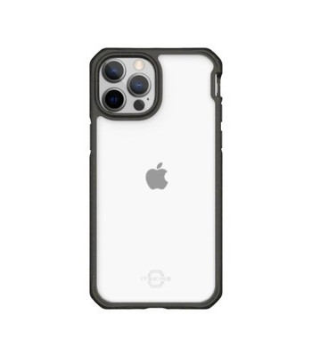 ITSKINS FERONIABIO PURE cover til iPhone 13 Pro®. Sort og gennemsigtig