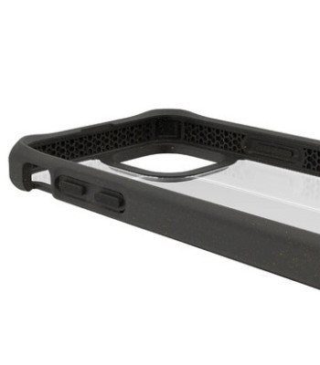 ITSKINS FERONIABIO PURE cover til iPhone 13 Pro®. Sort og gennemsigtig