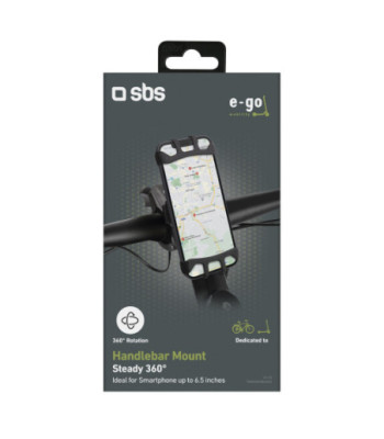 SBS 360° roterbar mobilholder til cykel, løbehjul eller barnevogn
