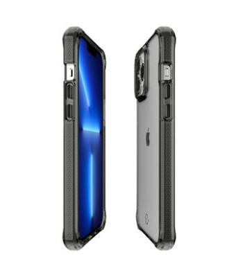 ITSKINS SUPREME CLEAR cover til iPhone 13 Pro®. Smoke og gennemsigtig