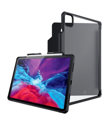 ITSKINS HYBRID SOLID FOLIO cover til iPad Pro 12,9" 2020 (3. og 4. gen.)®. Sort