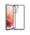 ITSKINS HYBRID CLEAR cover til Galaxy S21 4G / 5G®. Sort og gennemsigtig