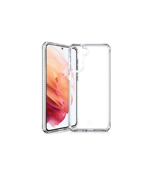 ITSKINS HYBRID CLEAR cover til Galaxy S21 4G / 5G®. Gennemsigtig ITSKINS HYBRID CLEAR cover til Galaxy S21 4G / 5G®. Gennemsigtig
