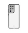 ITSKINS HYBRID CLEAR cover til Samsung Galaxy S21 Ultra 4G / 5G®. Sort og gennemsigtig