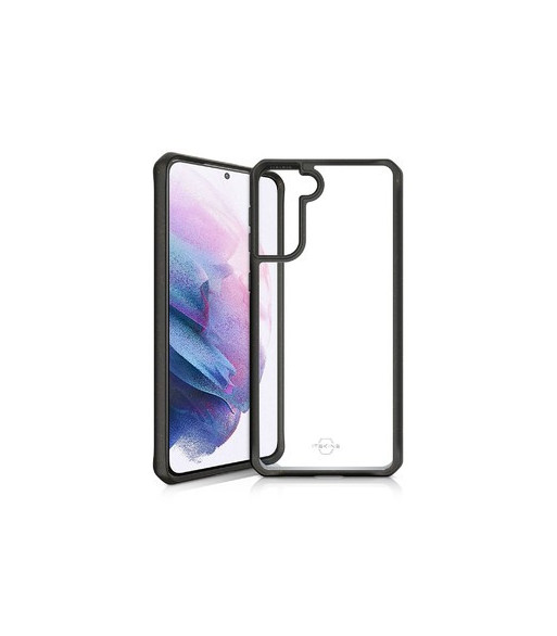 ITSKINS FERONIABIO PURE cover til Samsung Galaxy S21 + 4G / 5G®. Sort og gennemsigtig ITSKINS FERONIABIO PURE cover til Samsung Galaxy S21 + 4G / 5G®. Sort og gennemsigtig
