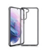 ITSKINS HYBRID CLEAR cover til Samsung Galaxy S21 + 4G / 5G®. Sort og gennemsigtig