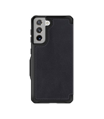 ITSKINS HYBRID FOLIO cover til Samsung Galaxy S21 + 4G / 5G®. Sort med genanvendt læder