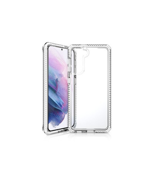 ITSKINS SUPREME CLEAR cover til Samsung Galaxy S21+ 4G / 5G®. Hvid og gennemsigtig