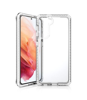 ITSKINS SUPREME CLEAR cover til Samsung Galaxy S21 4G / 5G®. Hvid og gennemsigtig