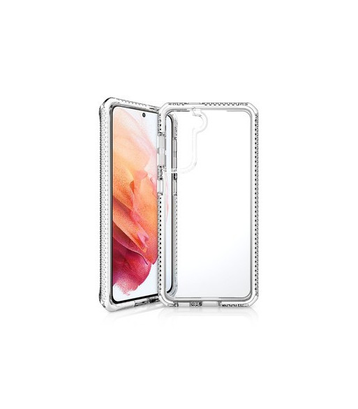 ITSKINS SUPREME CLEAR cover til Samsung Galaxy S21 4G / 5G®. Hvid og gennemsigtig