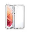 ITSKINS SUPREME CLEAR cover til Samsung Galaxy S21 4G / 5G®. Hvid og gennemsigtig