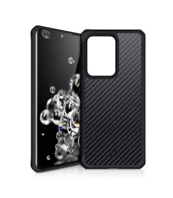 ITSKINS BALLISTIC CARBON cover til Samsung Galaxy S20 Ultra 4G / 5G®. Sort