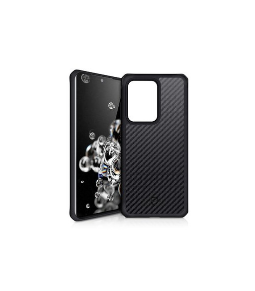 ITSKINS BALLISTIC CARBON cover til Samsung Galaxy S20 Ultra 4G / 5G®. Sort ITSKINS BALLISTIC CARBON cover til Samsung Galaxy S20 Ultra 4G / 5G®. Sort