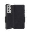 ITSKINS HYBRID FOLIO cover til Samsung Galaxy S21 Ultra 4G / 5G®. Sort med genanvendt læder