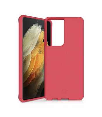 ITSKINS FERONIABIO cover til Samsung Galaxy S21 Ultra 4G / 5G®. Rød