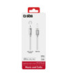 SBS Lightning til mini jack MFI adapter. Hvid