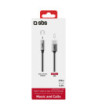 SBS USB C til mini jack adapter. Grå