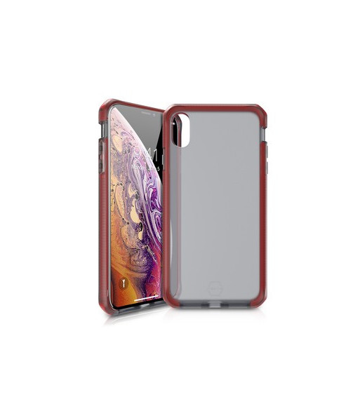 ITSKINS SUPREME FROST cover til iPhone XS / X®. Rød og sort ITSKINS SUPREME FROST cover til iPhone XS / X®. Rød og sort
