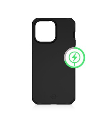 ITSKINS SPECTRUM MAGSAFE SILK cover til iPhone 14 / 13®. Sort