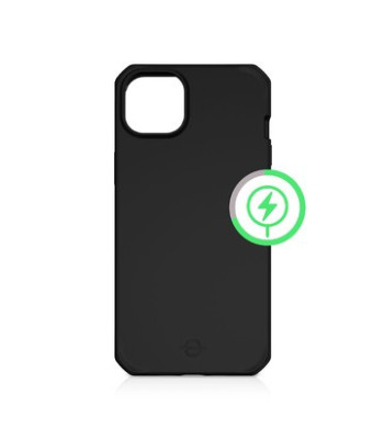 ITSKINS SPECTRUM MAGSAFE SILK cover til iPhone 14 Plus®. Sort