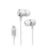 SBS in-ear stereo høretelefoner med Lightning-stik. Hvid
