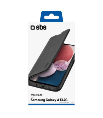 SBS Book Wallet Lite cover til Samsung Galaxy A13 4G®. Sort