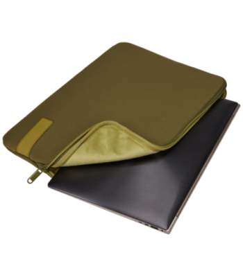 Case Logic Reflect 14" Laptop Sleeve. Capulet Olive/Green Olive