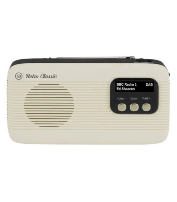 VQ Retro Classic radio. Sort/hvid