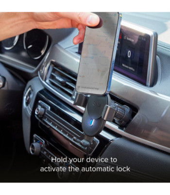 SBS Pro mobilholder til bilen med trådløs opladning. 15W