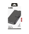 SBS Novelty Book Wallet cover med stand-funktion til iPhone 14 / 13®. Sort