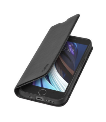 SBS Book Wallet Lite cover til iPhone SE2022/2020/8/7®. Sort