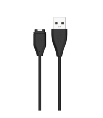 Sinox PRO ladekabel til GARMIN® Watch. 1m. Sort