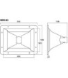 Mid/highrange horn - MRH-83 Monacor