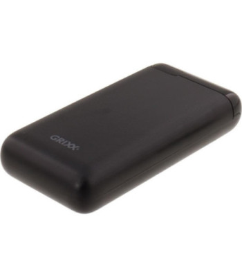 Grixx Powerbank 20.000mAh. Sort