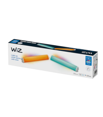 WiZ dobbelt LED lysbjælke. Hvid + 16 mio. farver