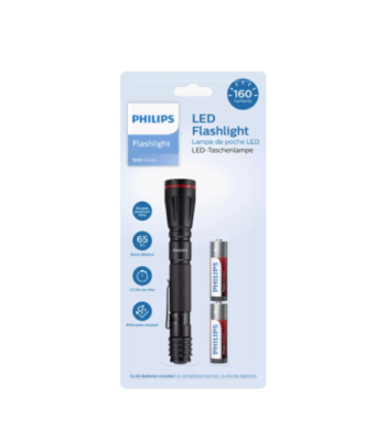 Philips lommelygte. Sort