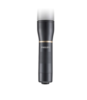 Philips Pro LED lommelygte. Sort