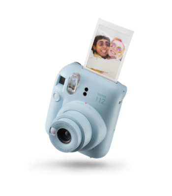 INSTAX Mini 12 kamera. Pastel blå