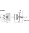 L-pad mono - LP-100-8 MONACOR