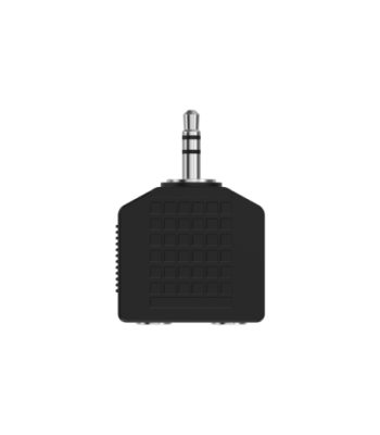 Sinox mini jack hovedtelefon splitter. Sort