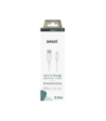 Sinox PRO Lightning kabel m/original Apple chip. 2m. Hvid