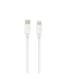 Sinox PRO USB C til Lightning kabel. 1m. Hvid