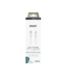 Sinox PRO USB C til Lightning kabel. 1m. Hvid