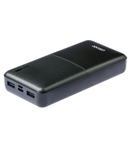 Grixx Powerbank 15.000mAh. Sort Grixx Powerbank 15.000mAh. Sort