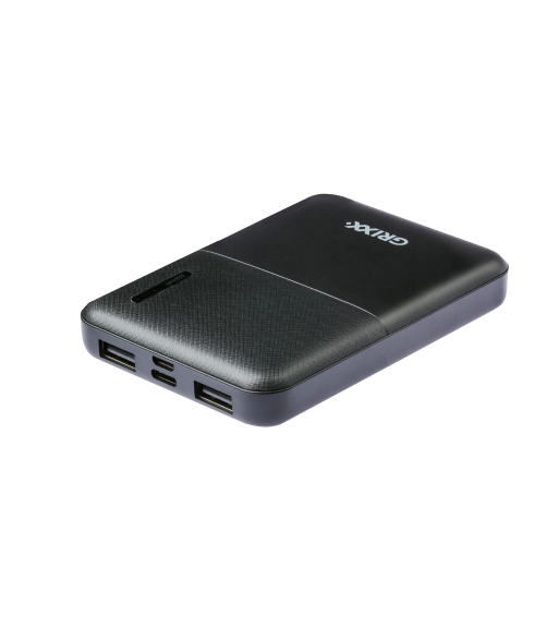Grixx Powerbank 5.000mAh. Sort Grixx Powerbank 5.000mAh. Sort