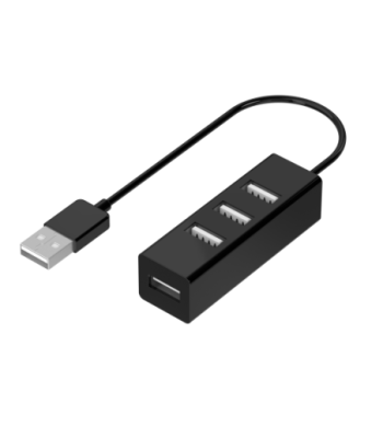 Sinox PRO USB 2.0 4-port. 0,15m. Sort