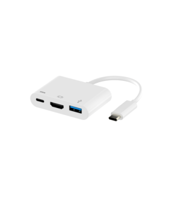 Sinox PRO USB C Hub. 0,15m. Hvid